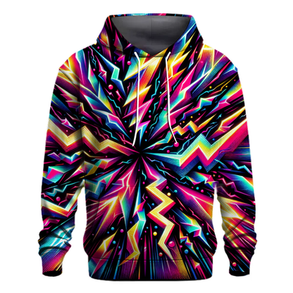 Retro Lightning Design Hoodie Designer Hoodies