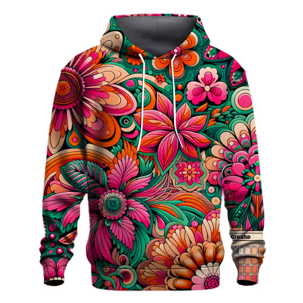 Bold Floral Fiesta Hoodie