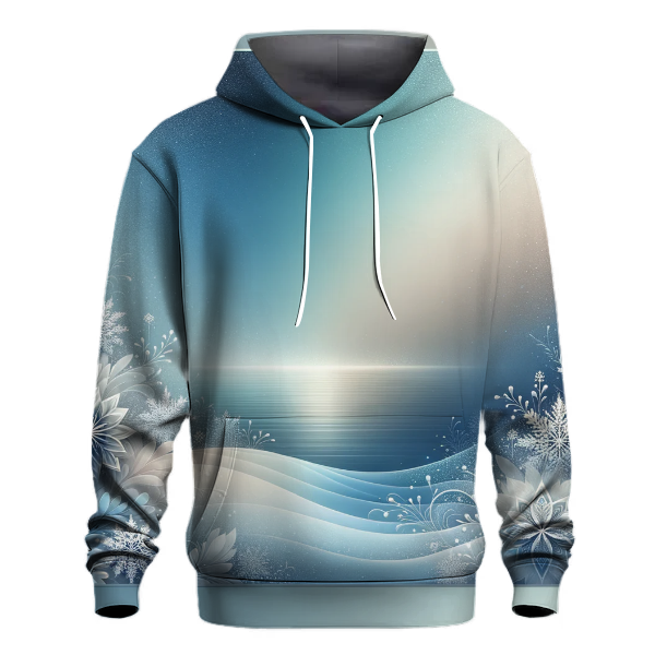 Frosty Blue Gradient Hoodie