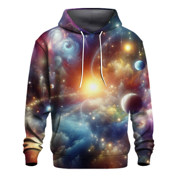 Vivid Cosmic Journey Hoodie