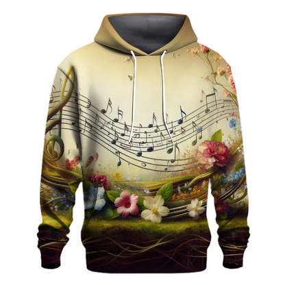 Enchanting Floral Melody Hoodie