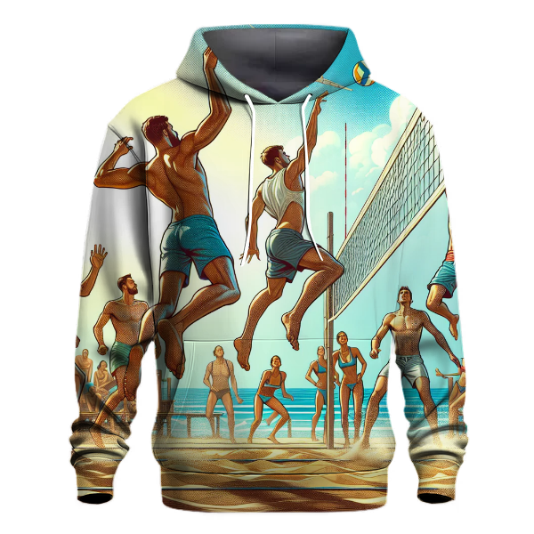 Beach Volleyball Spike Hoodie