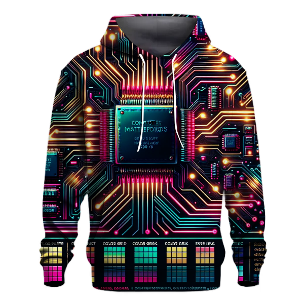 Retro Circuit Connection Hoodie