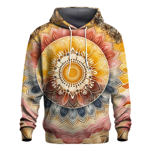 Golden Hour Tie-dye Design Hoodie