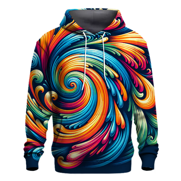 Funky Tie-Dye Swirl Hoodie