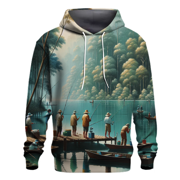 Fishing - Lakeside Serenity Hoodie