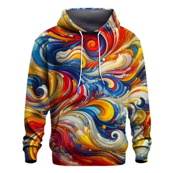 Artistic Harmony of Colors Hoodie