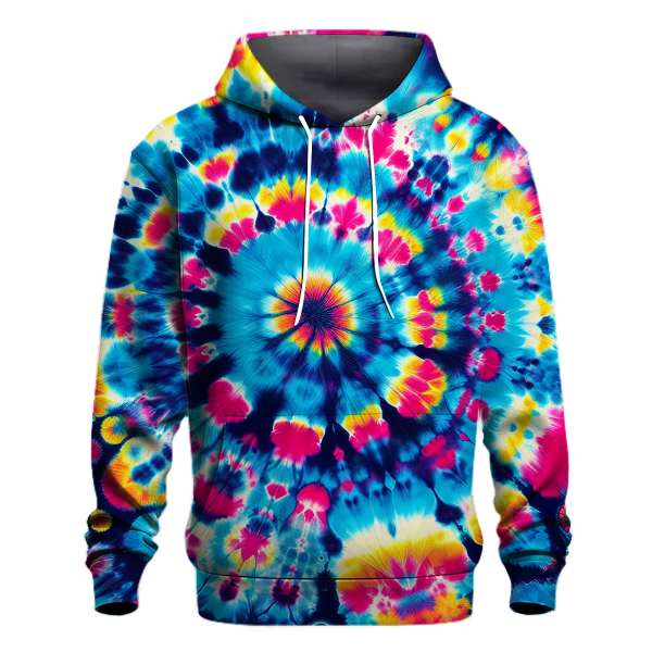 Funky Tie-Dye Explosion Hoodie