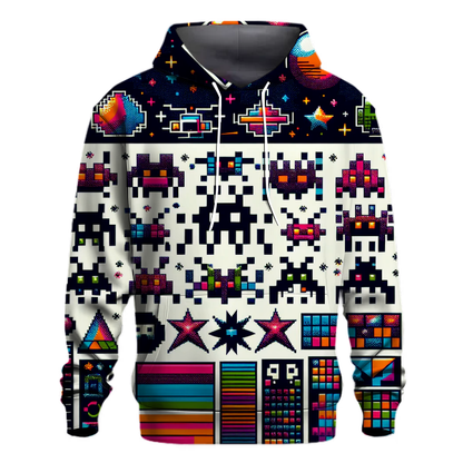 Space Invader Frenzy Hoodie