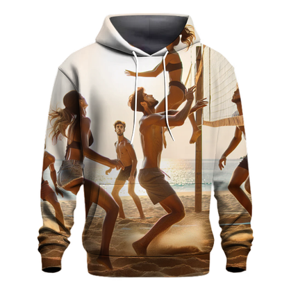 Beach Volleyball Beat Hoodie