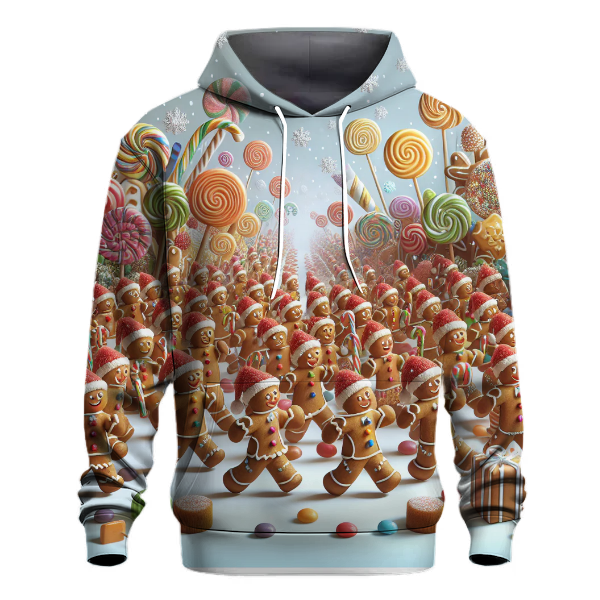 Joyful Gingerbread Parade Hoodie