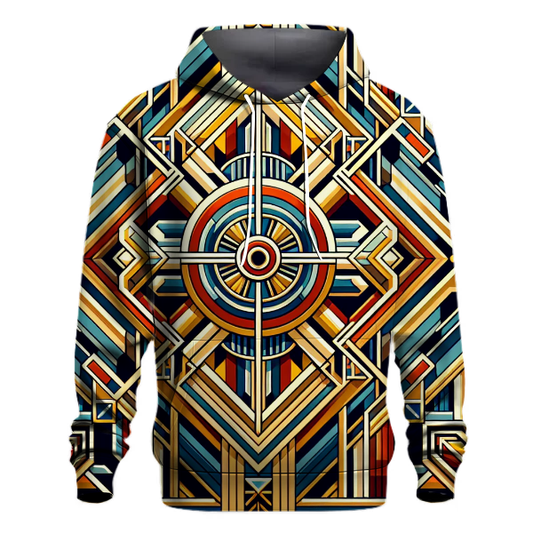 Vibrant Art Deco Hoodie