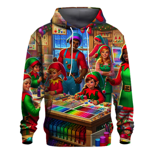 Merry Elves at Play Hoodie