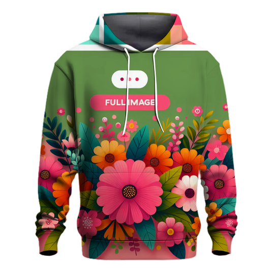 Floral Retro Delight Hoodie