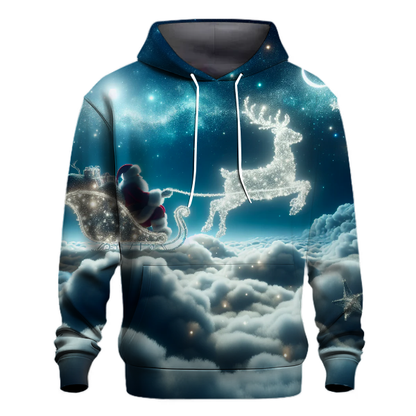 Jolly Santas Sleigh in the Sky Hoodie