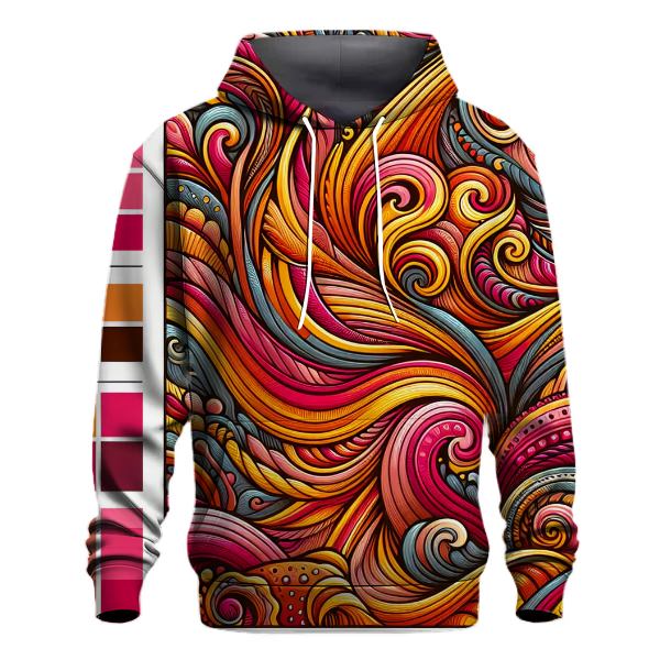 Bright Fiesta Fusion Hoodie