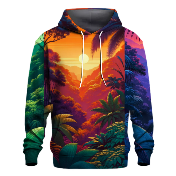 Tropical Twilight Gradient Hoodie