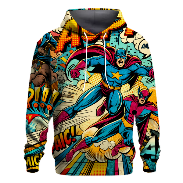 Retro Comic Explosion Hoodie