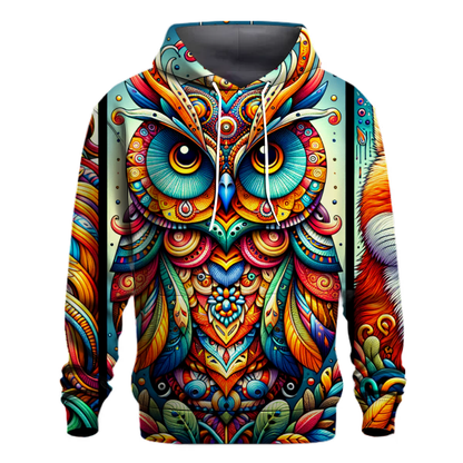 Funky Animal Portraits Hoodie