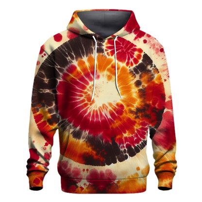 Crimson Sunset Glow Hoodie