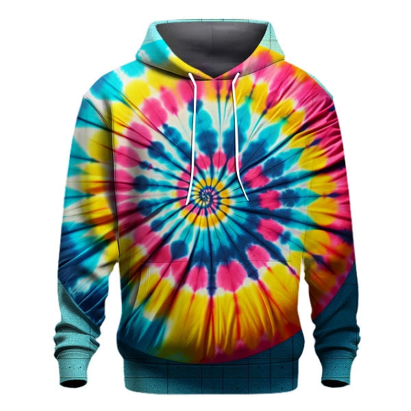 Groovy Tie-Dye Spiral Hoodie