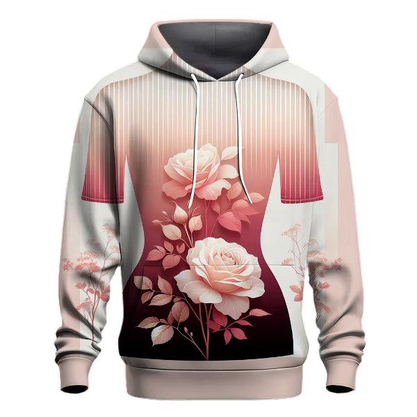 Chic Rose Ombre Hoodie