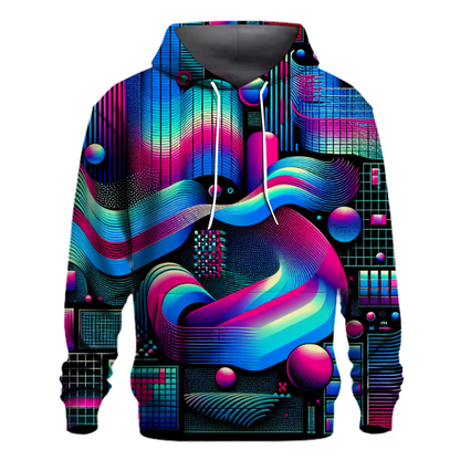 Neon Grid Revolution Hoodie