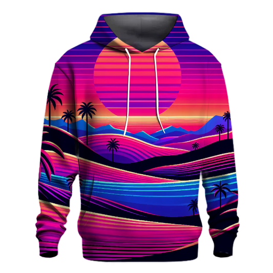 Funky Neon Landscape Hoodie