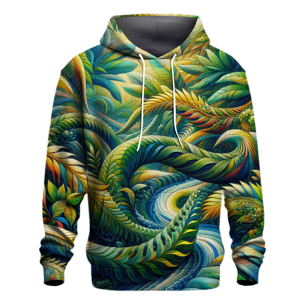 Vivid Rainforest Canopy Hoodie Hoodie Trends