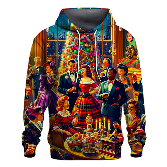 Retro Christmas Party Hoodie