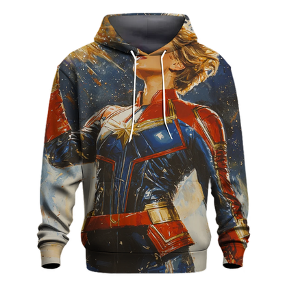 Brie Larson: The Celestial Power of Captain Marvel Hoodie