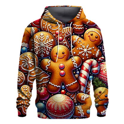 Festive Gingerbread Men Hoodie