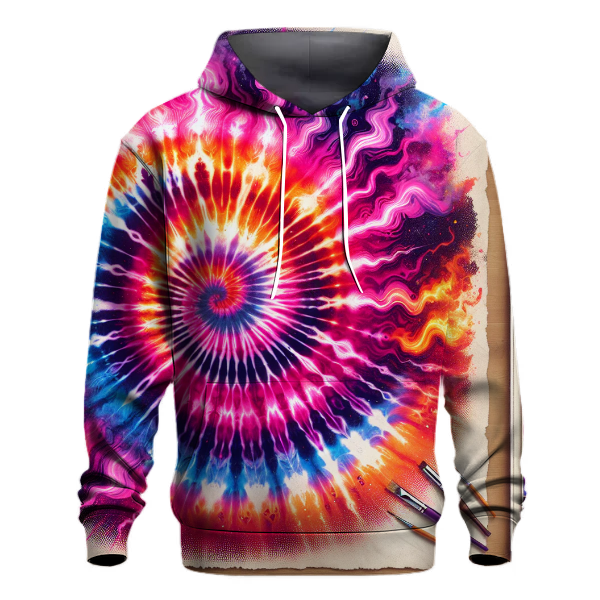 Electric Dusk Vortex Hoodie