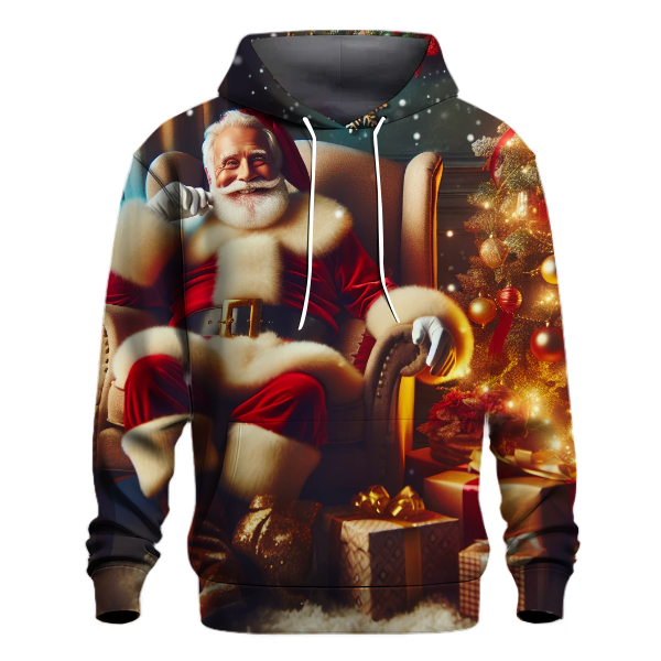 Santa's Cozy Pajama Party Hoodie