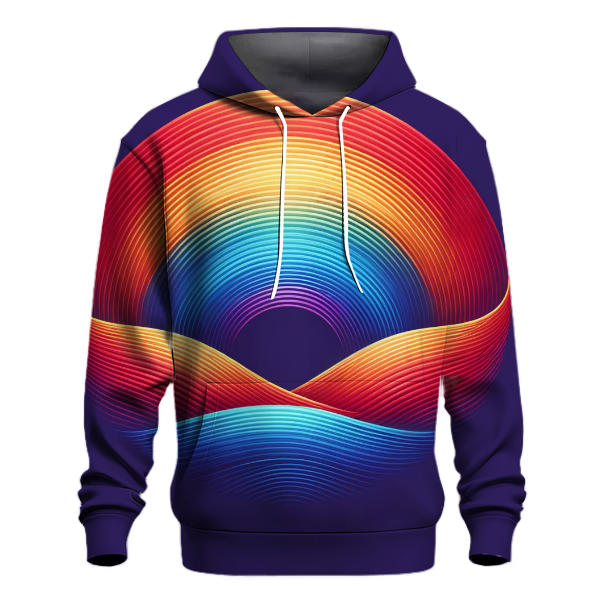 Radiant Rainbow Gradient Hoodie