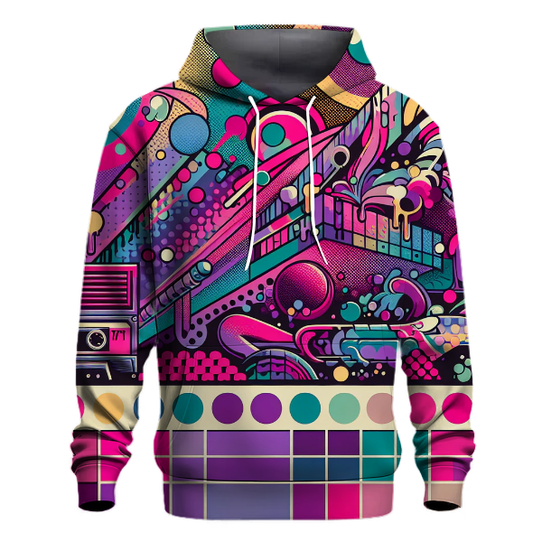 Retro Graffiti Fun Hoodie