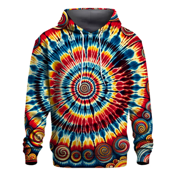 Vintage Tie-Dye Adventure Hoodie