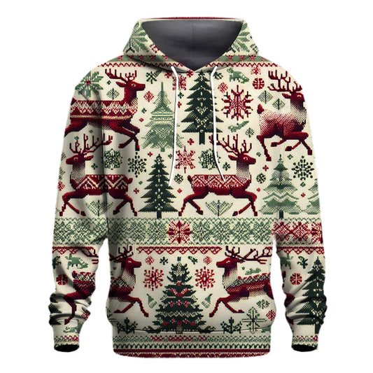 Classic Holiday Sweater Patterns Hoodie