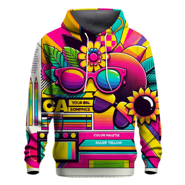 Funky Floral Fiesta Hoodie