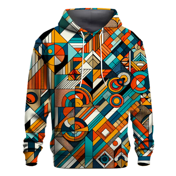 Funky Geometric Shapes Hoodie