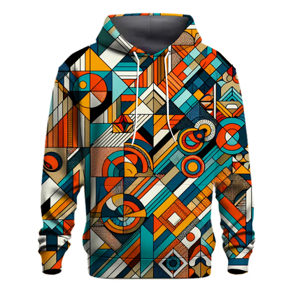 Funky Geometric Shapes Hoodie