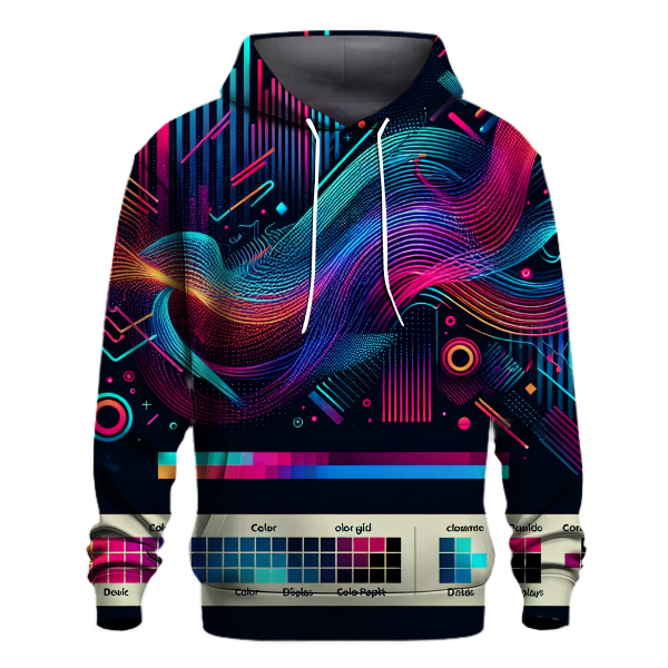 Neon Rush Design Hoodie Hoodie Trends