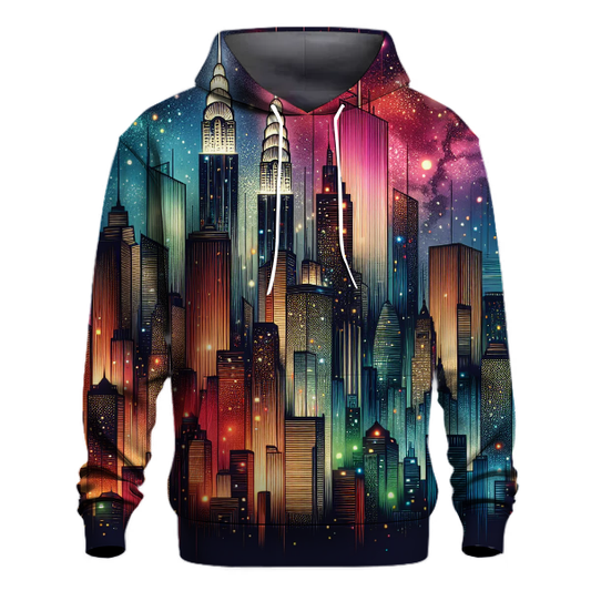 Energetic City Skyline Hoodie