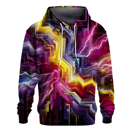 Electric Neon Surge Hoodie