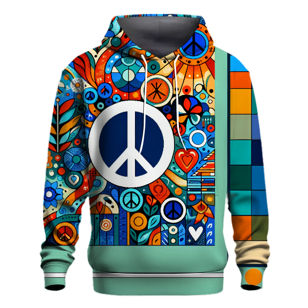 Colorful Peaceful Vibes Hoodie