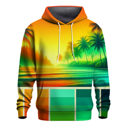 Vivid Tropical Escape Hoodie