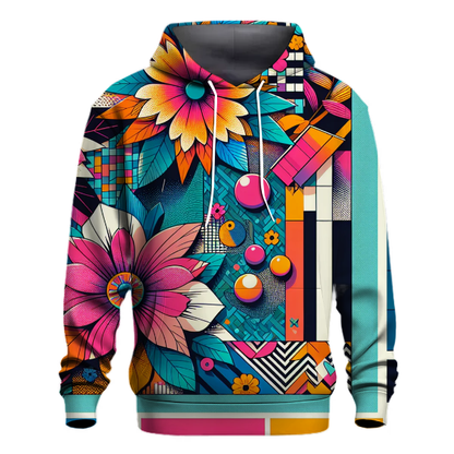 Funky Floral Remix Hoodie