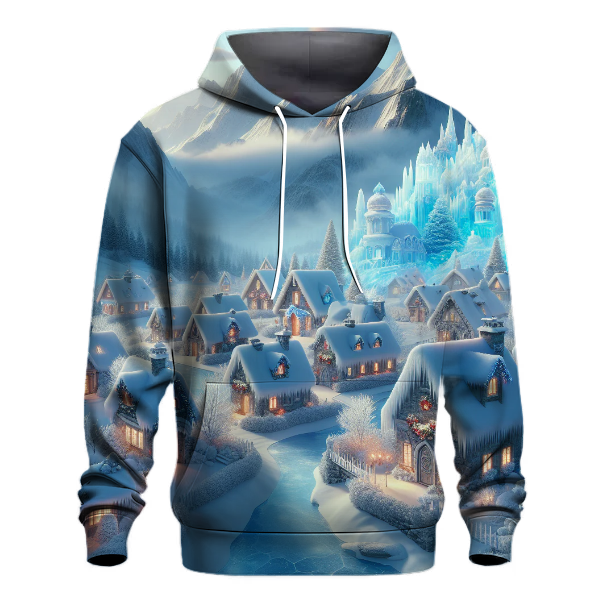 Glacial Christmas Village Hoodie