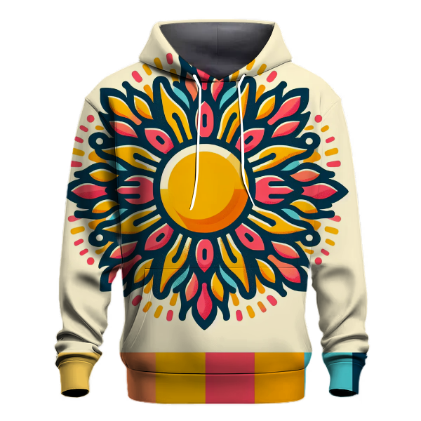 Electric Peaceful Sunburst Hoodie