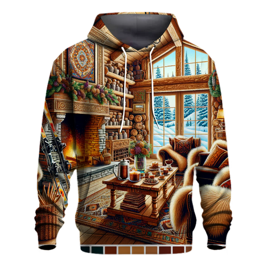 Festive Ski Chalet Hoodie